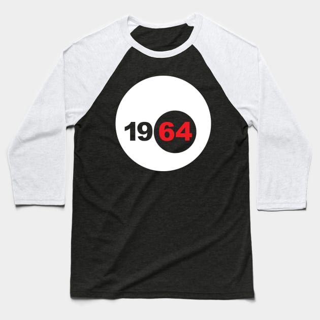 1964 Baseball T-Shirt by modernistdesign